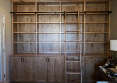 Custom Bookshelves by Heartwood Custom Cabinetry