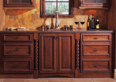 Custom Home Bar by Heartwood Custom Cabinetry